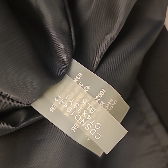 NWOT Calvin Klein Black Silver Studded Short Sleeved Fully Zip Back Midi Dress - Picture 11 of 15